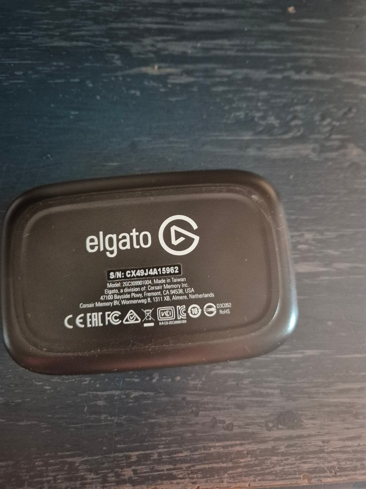 Elgato hd60s, Enlèvement