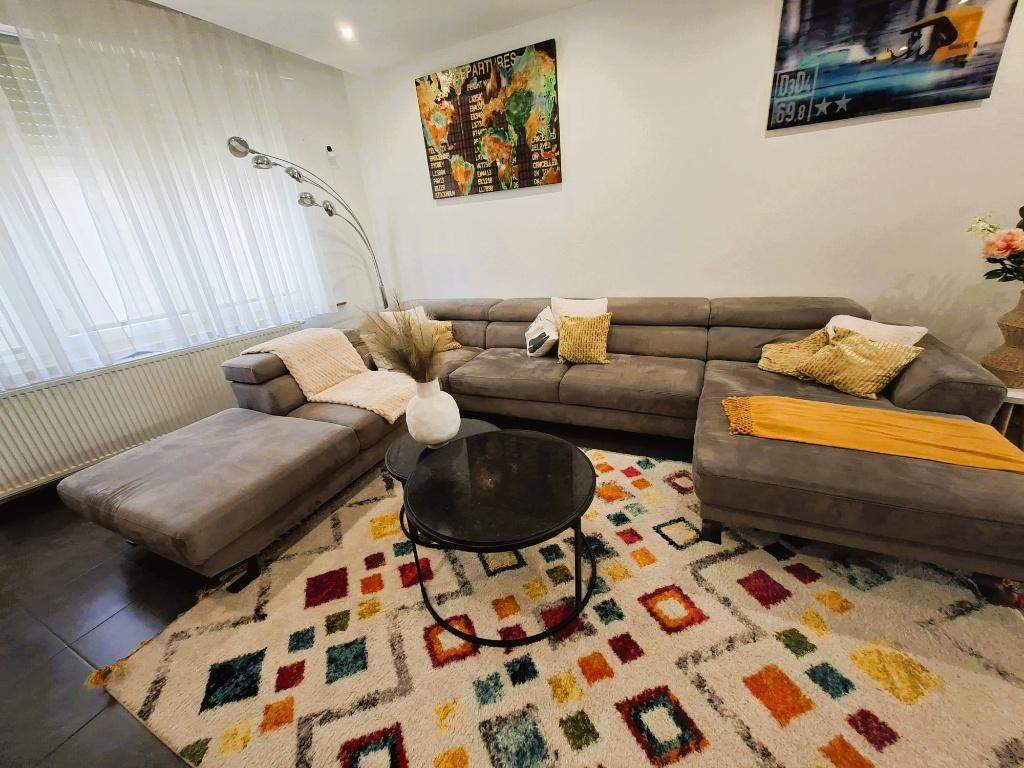 ️ Très grand canapé d’angle en U à vendre – 650€, Ophalen, Zo goed als nieuw, Hout, Canapé en U