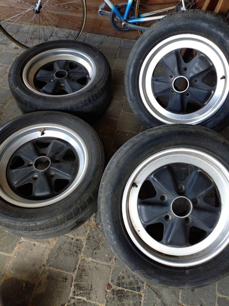 Porsche fuchs velgen 16inch, Ophalen