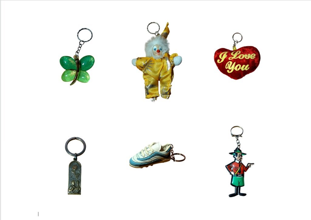 18 porte-clés vintage 80/90 (prix pièce), Enlèvement