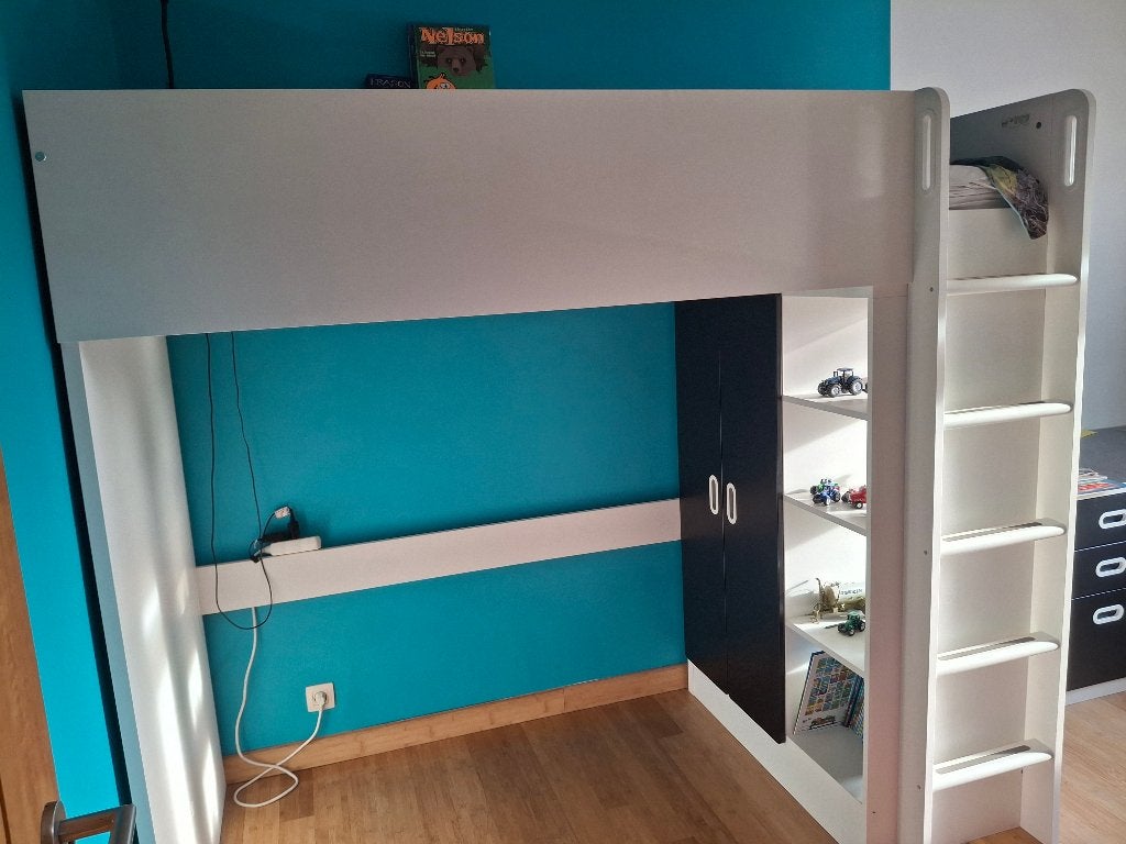 IKEA hoogslaper, Huis en Inrichting, Ophalen, Hoogslaper, Eenpersoons, 160 tot 180 cm
