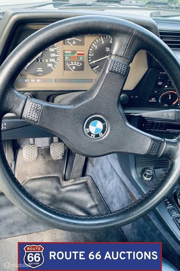 BMW 635CSi | 1984 | Route 66 Auctions, Zwart, Bedrijf, Handgeschakeld, Overige carrosserie