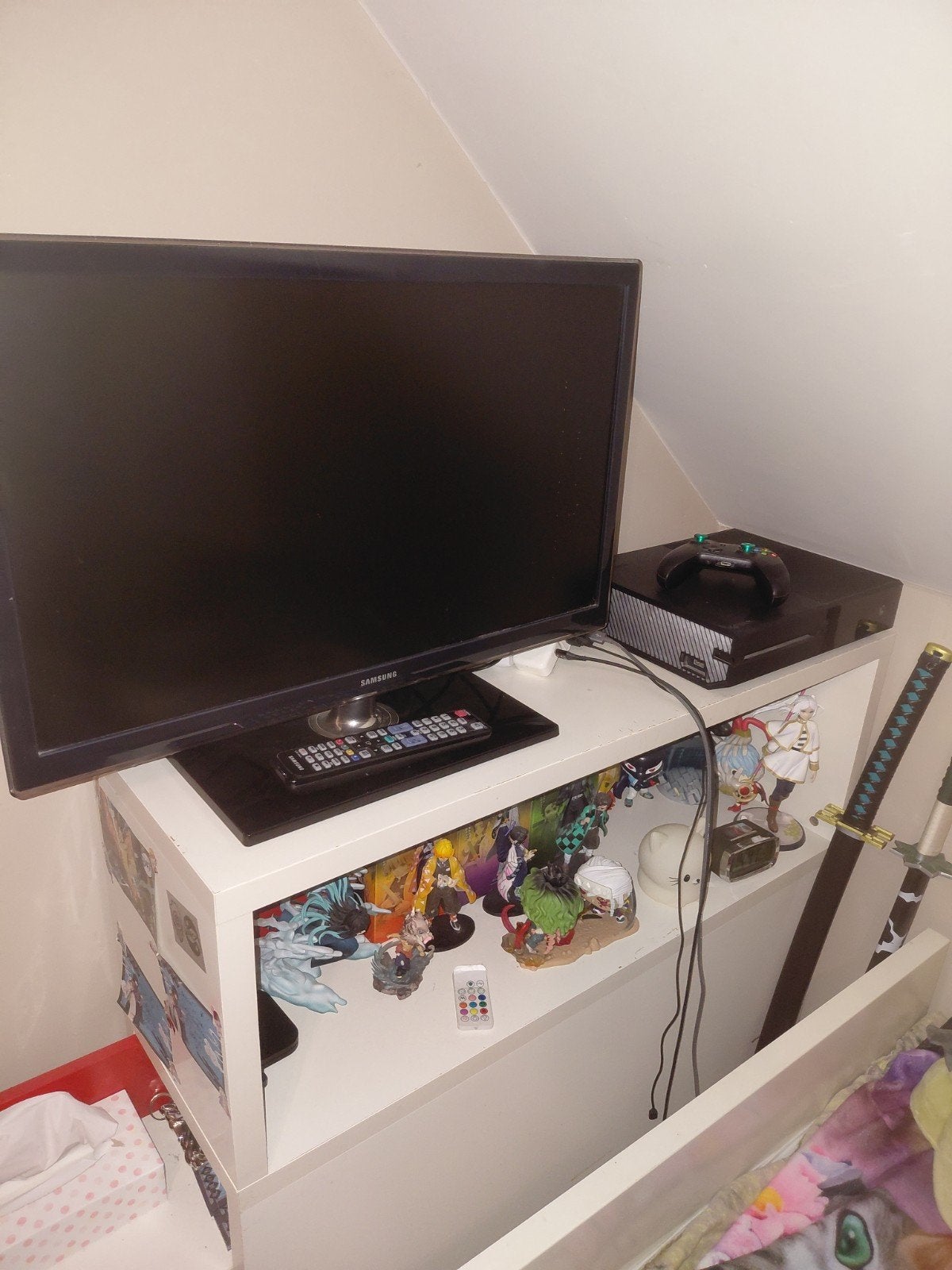 Xbox one met samsung scherm / TV 27", Ophalen, Xbox One, Met 1 controller, Gebruikt