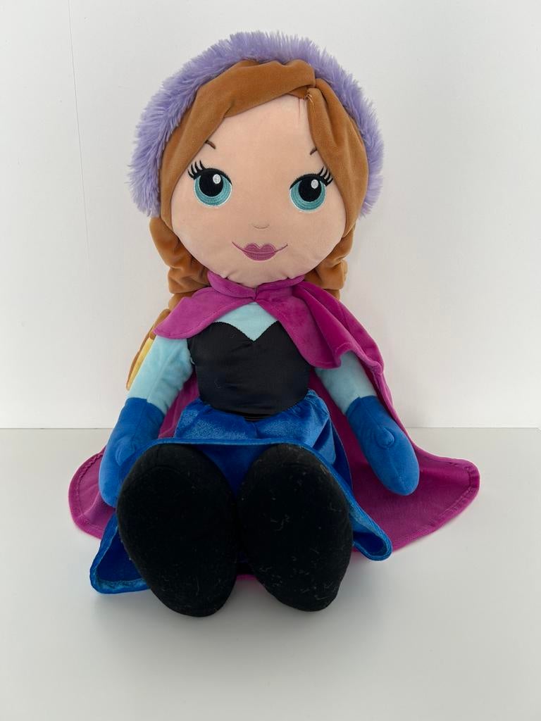 Grote pop Anna Fozen - 55cm, Ophalen of Verzenden, Zo goed als nieuw