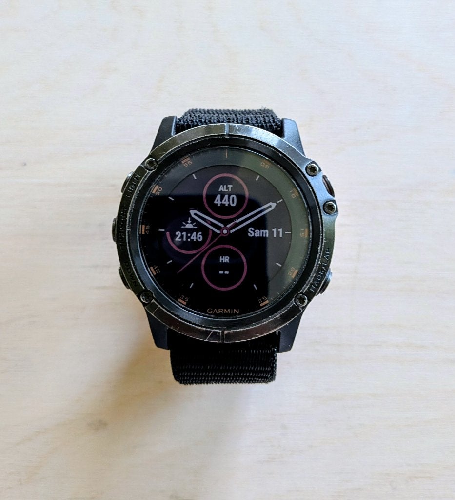 Garmin Fenix 5x Plus Sapphire, Étanche, Enlèvement ou Envoi, Garmin, Utilisé