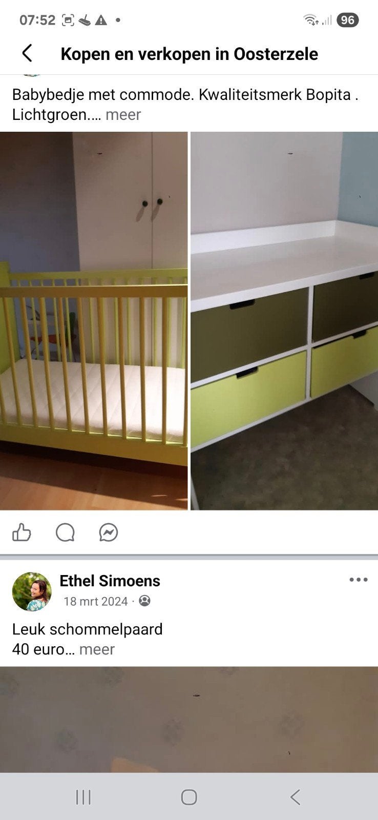 Babybedje, Enfants & Bébés, Enlèvement
