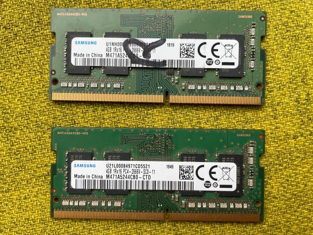 RAM geheugen - Samsung - 16 GB So-Dimm - DDR4, Computers en Software, Verzenden, DDR4, Refurbished, Laptop