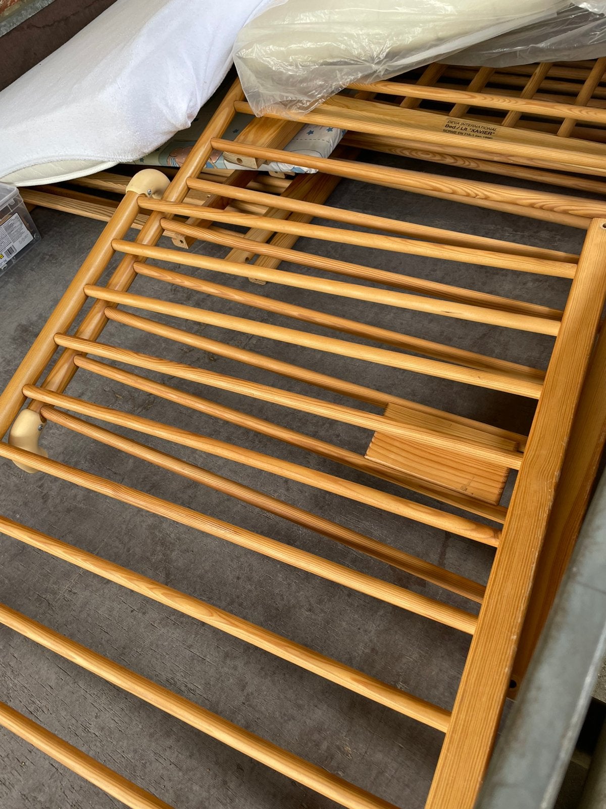 baby bed en park met matrass, Enlèvement, Comme neuf, Matelas
