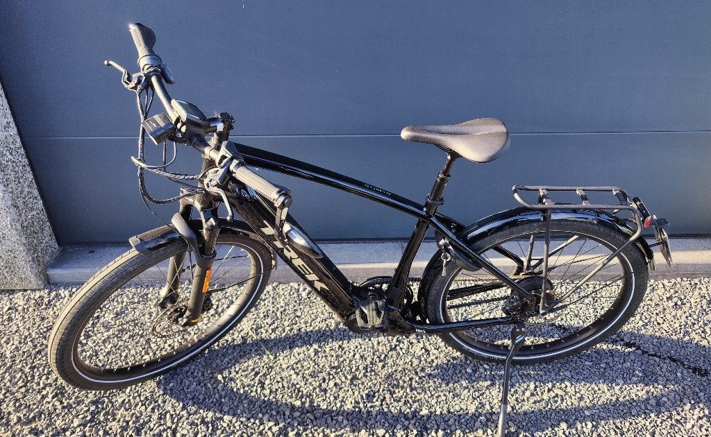 Pédélec de vitesse Trek Allant +9S, Vélos & Vélomoteurs, Enlèvement, Comme neuf, 50 km par batterie ou plus, Autres marques