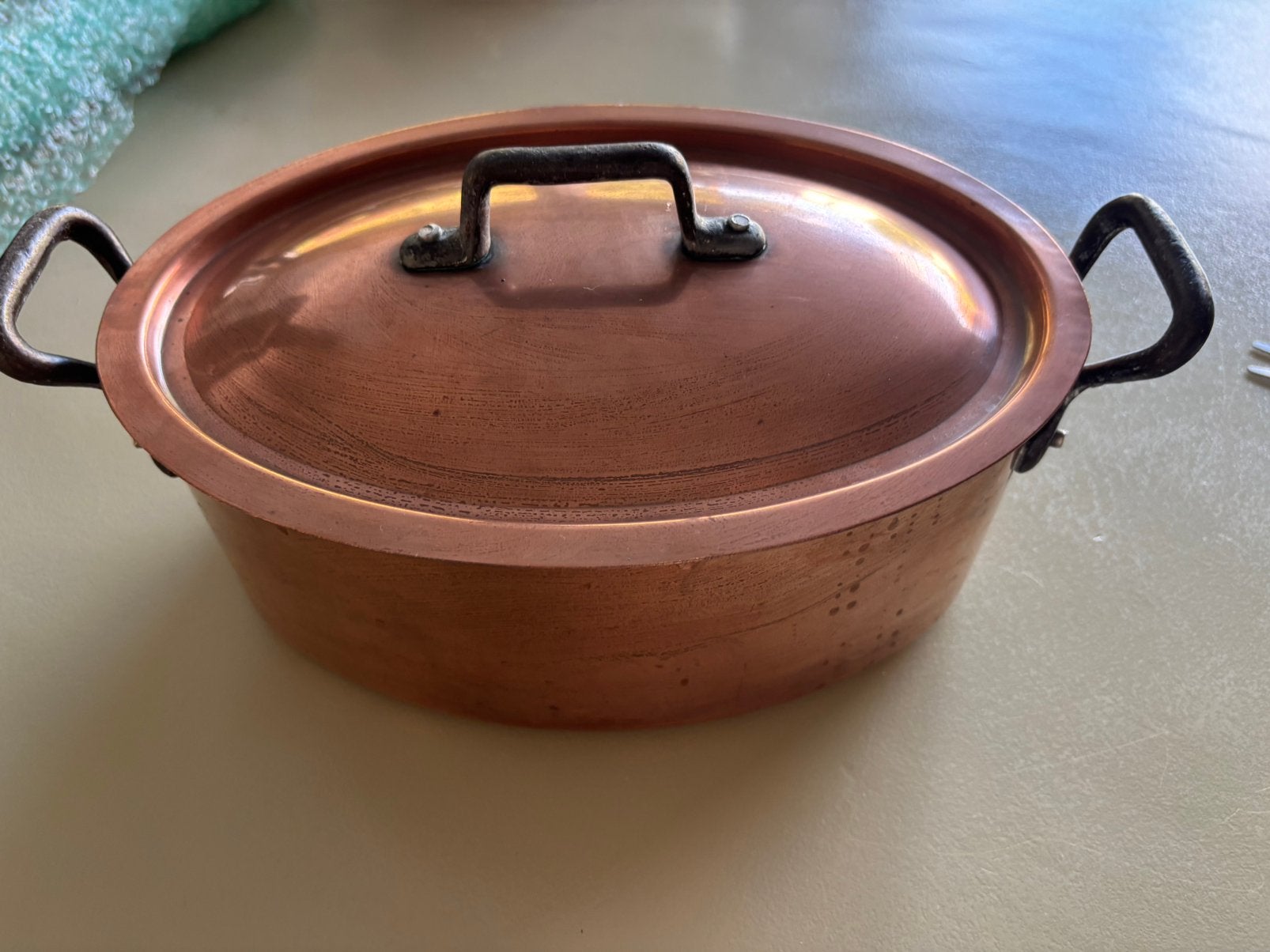 Cocotte en cuivre, Enlèvement ou Envoi, Utilisé, Cuivre, Cocotte