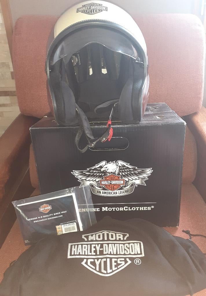 Casque Harley Davidson  M, Motos, Vêtements | Casques de moto, Autres marques, Enlèvement ou Envoi, Casque jet, Neuf, sans ticket