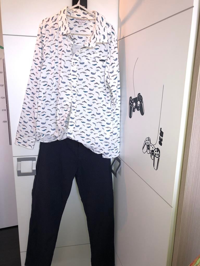 Communie kledij 134, Ophalen, Zo goed als nieuw, Broek