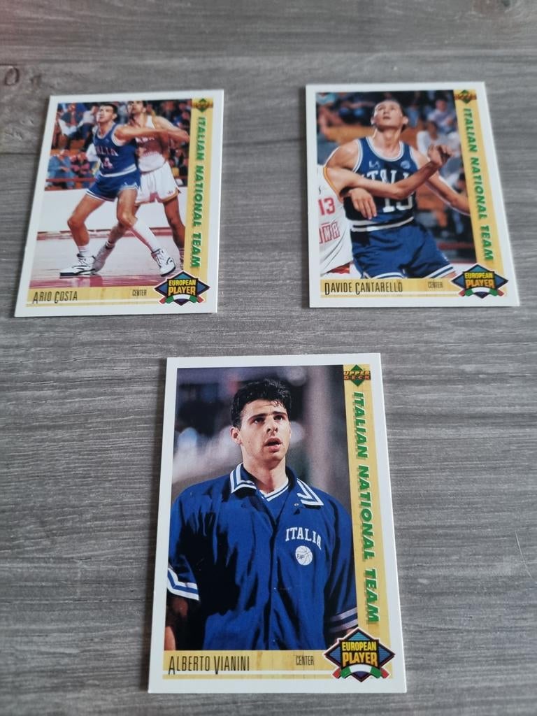 Upper deck 91-92 internationaal Italiaanse editie, Ophalen of Verzenden, Gebruikt, Meerdere plaatjes