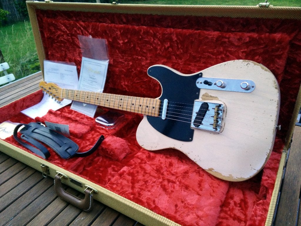 Fender Custom Shop '51 Telecaster (Nocaster) Heavy Relic, Enlèvement, Comme neuf, Solid body, Fender
