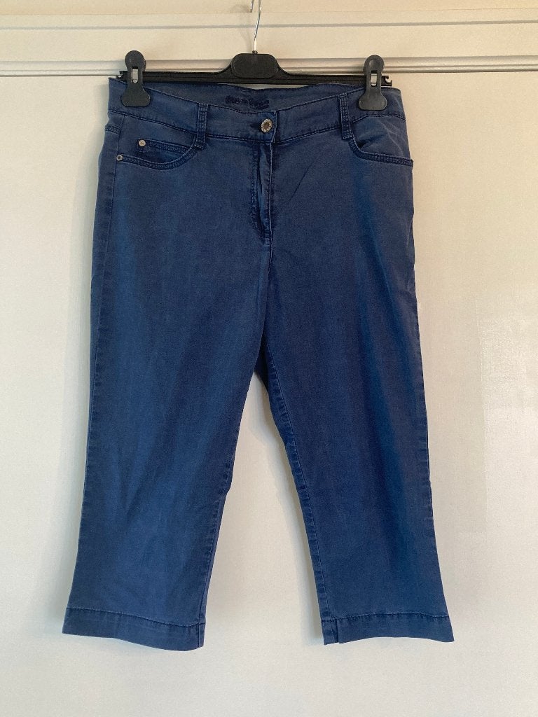 Blauwe kniebroek - Brax - 40 (D/NL), Taille 42/44 (L), Trois-quarts, Enlèvement ou Envoi, Brax