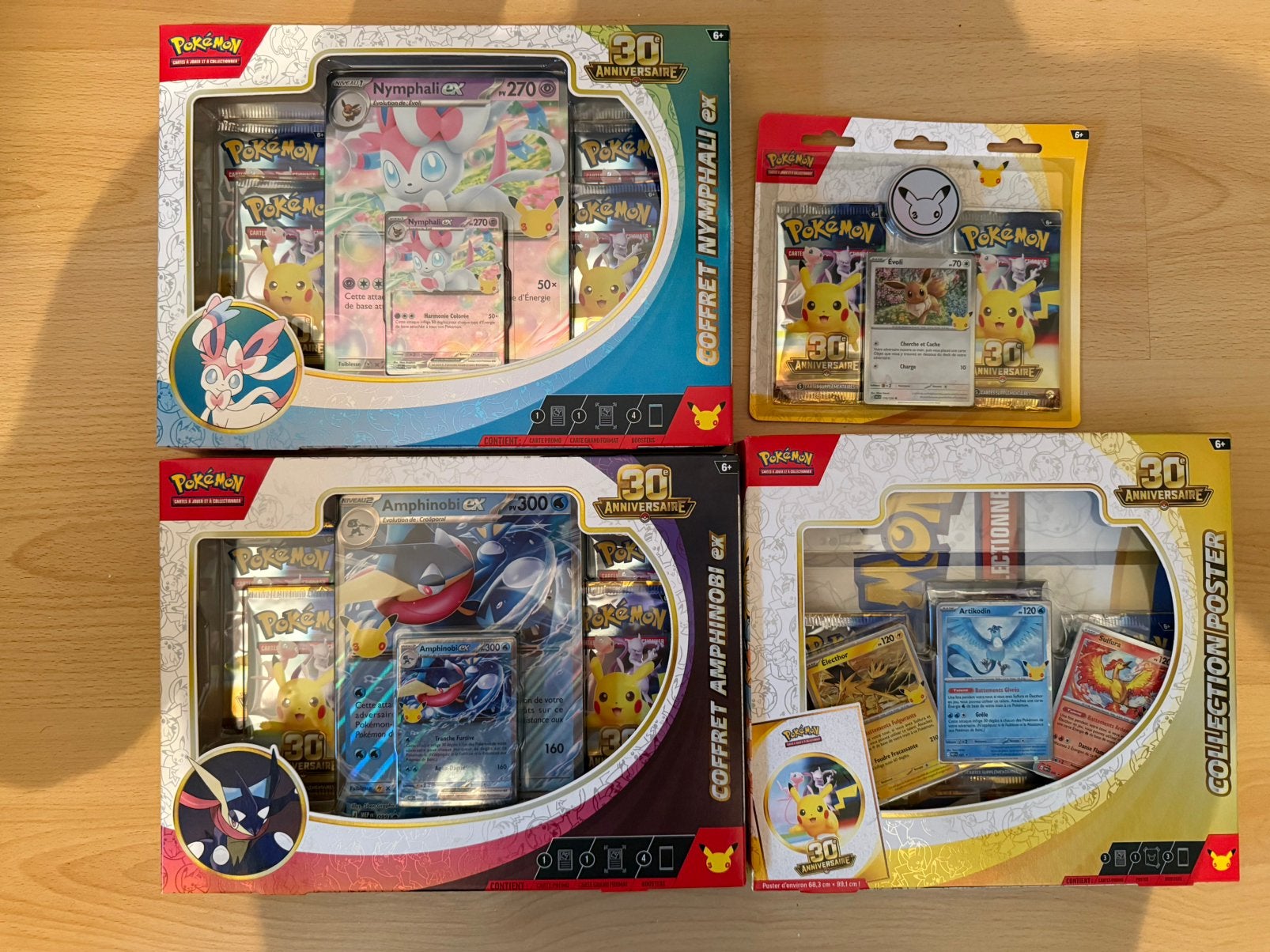 Lot pokemon 30 ans, Enlèvement, Neuf, Plusieurs cartes
