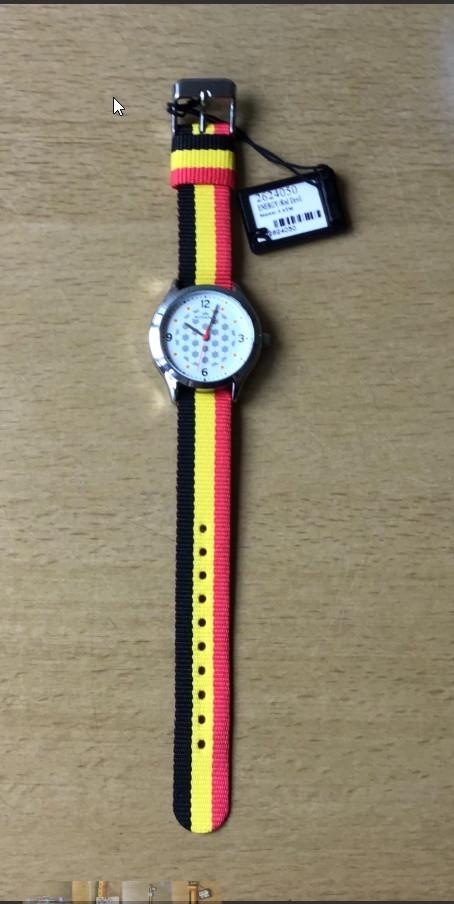 Voetbal WK uurwerk Rode Duivels nieuw horloge Rodania, Handtassen en Accessoires, Horloges | Heren, Nieuw, Polshorloge, Overige merken