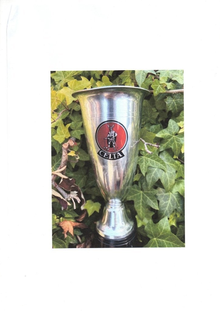 OUDE TROFEE BEKER CELTA, Ophalen of Verzenden, Zo goed als nieuw, Overige typen