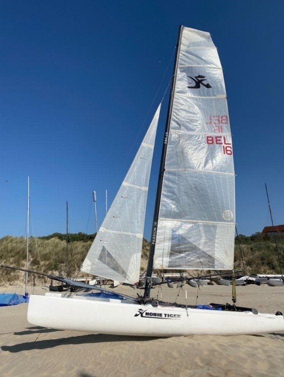 Hobie Cat Tiger Catamaran (F18), Watersport en Boten, Ophalen, Gebruikt, Hobie, Geen motor