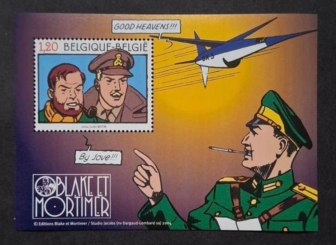 Belgique : COB 3283-BL112 ** Blake & Mortimer 2004., Timbres & Monnaies, Sans timbre, Neuf, Enlèvement ou Envoi, Non oblitéré