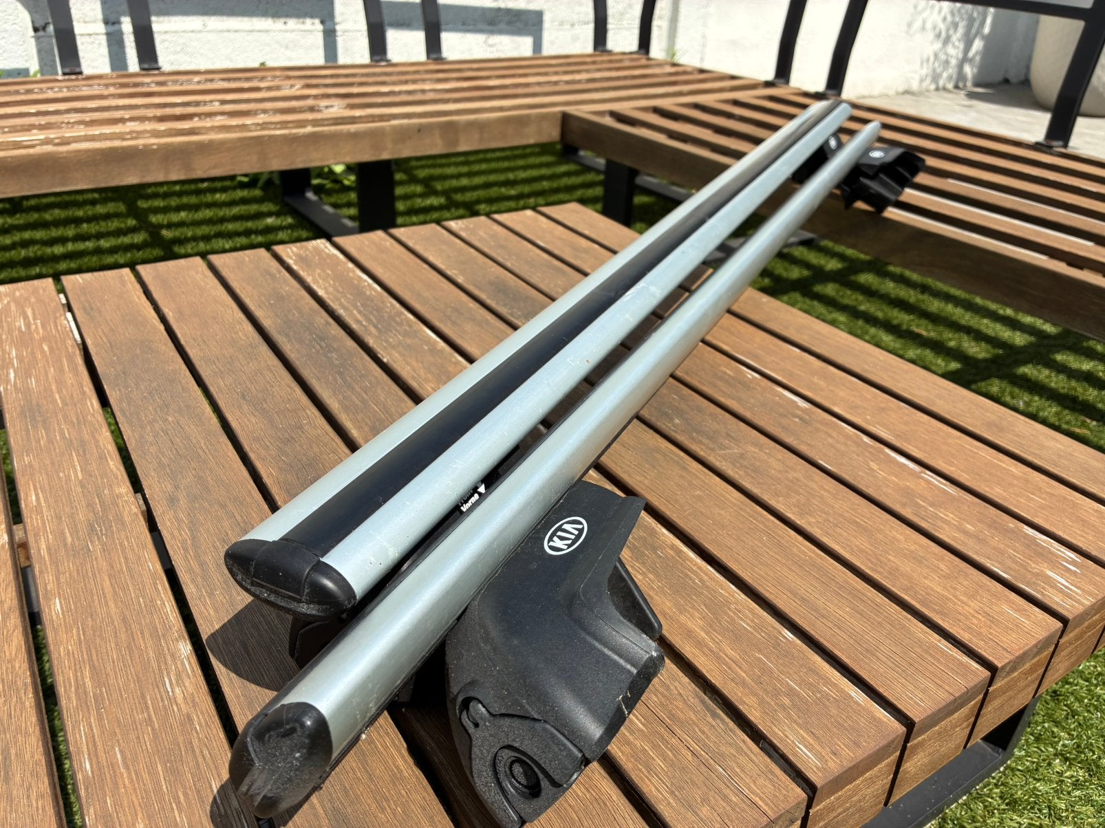 Dakdragers Kia Stonic - aluminium & aerodynamisch, Auto diversen, Dakdragers, Ophalen, Zo goed als nieuw
