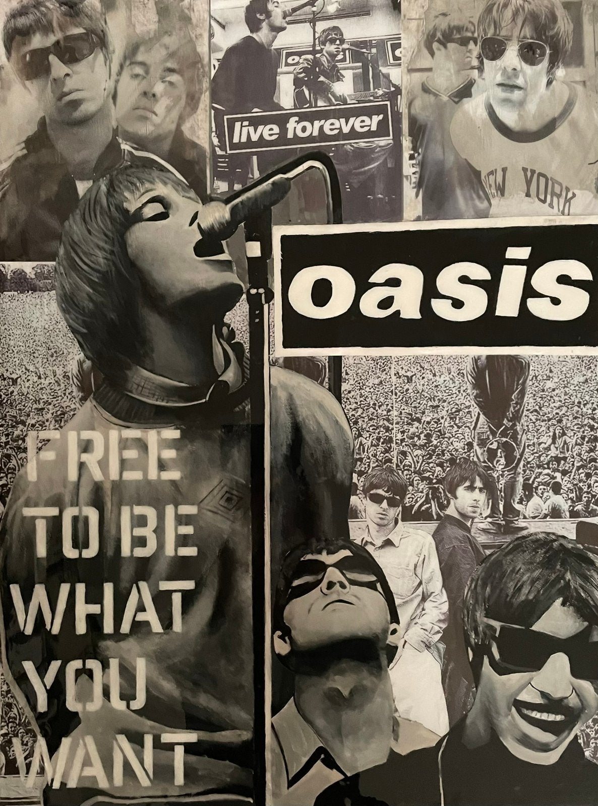 Oasis fanart, Antiek en Kunst, Ophalen