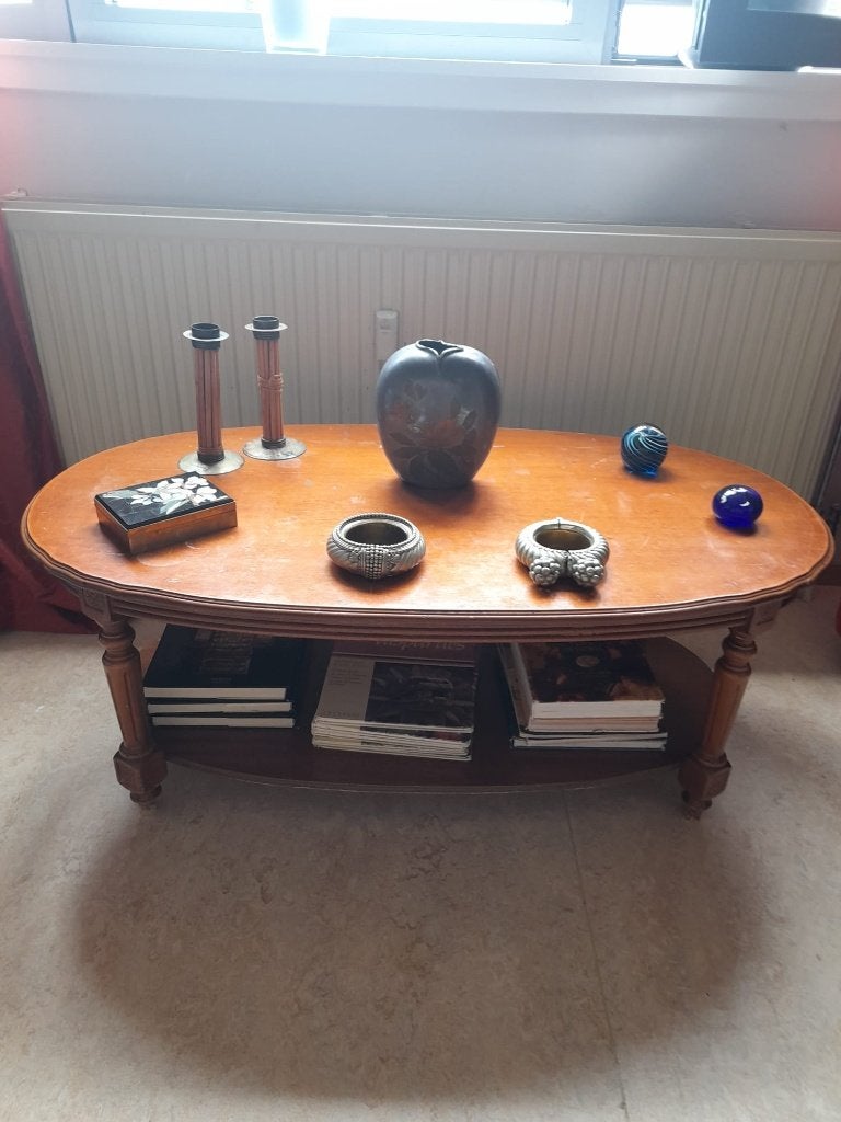 Table basse, Maison & Meubles, Tables | Tables de salon, 100 à 150 cm, Enlèvement, Utilisé, Moins de 50 cm