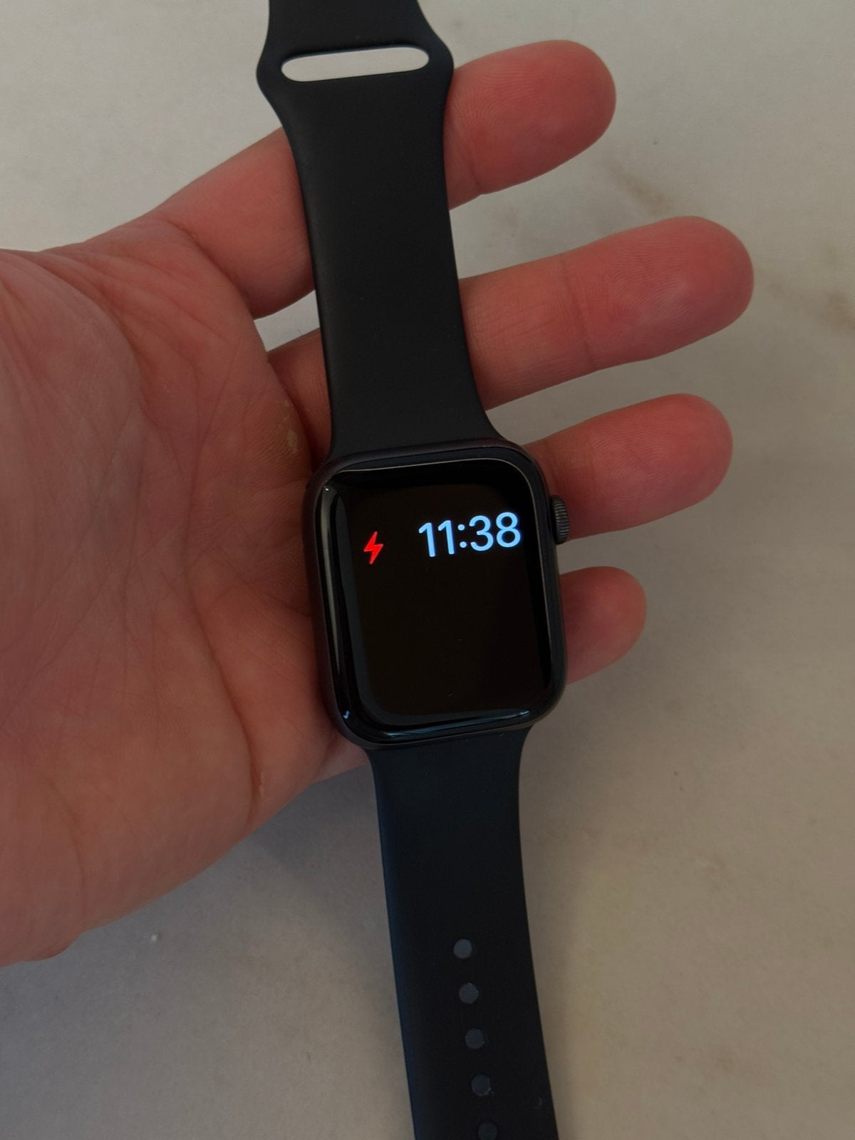 Apple Watch Series 5/44 mm/noir, Enlèvement, Comme neuf, Noir