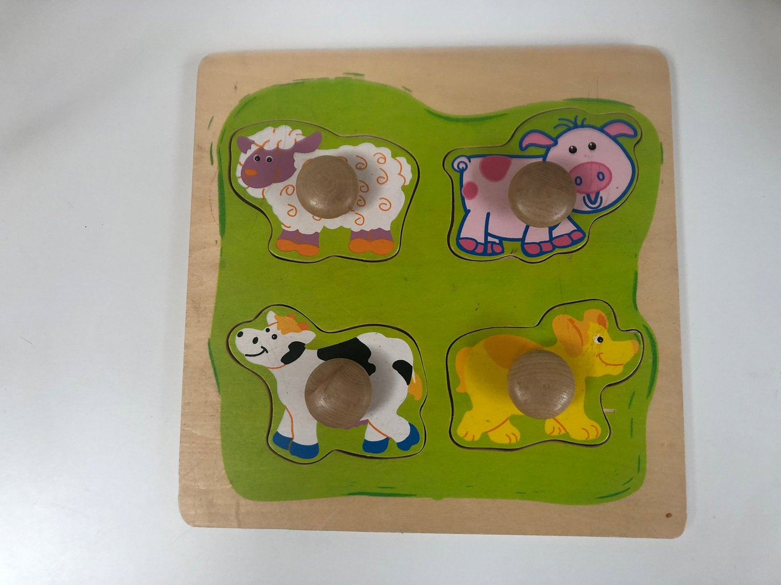 Houten puzzels, Enlèvement ou Envoi, 2 à 4 ans, Utilisé, Moins de 10 pièces