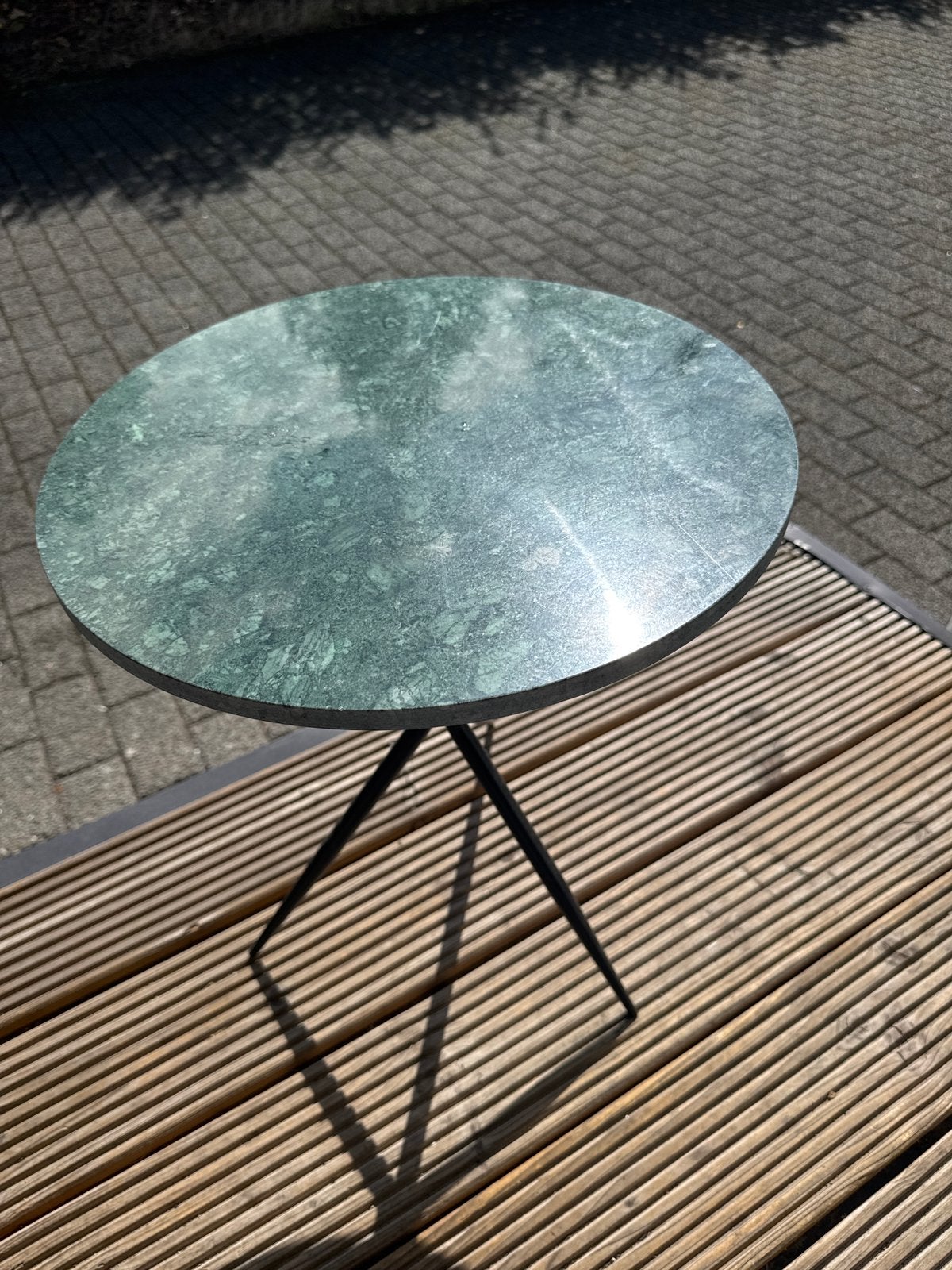 Table d'appoint/table d'appoint en marbre Pomax, Enlèvement ou Envoi, Comme neuf
