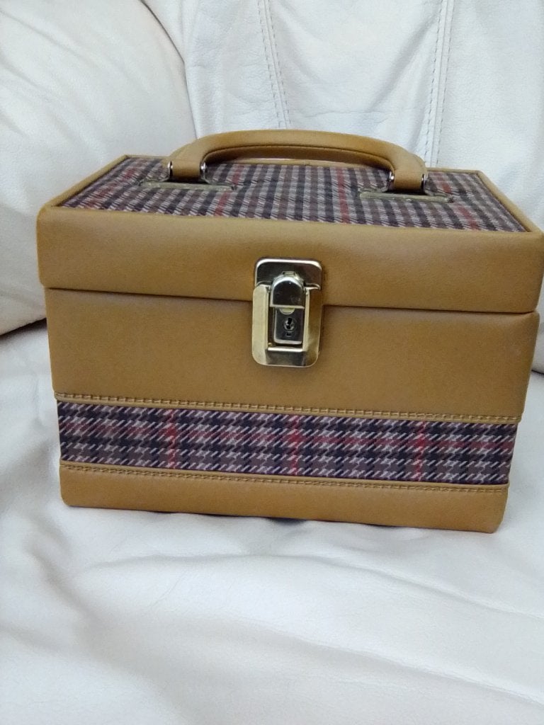 Sac vanity, Enlèvement ou Envoi, Comme neuf, Rigide, Avec serrure