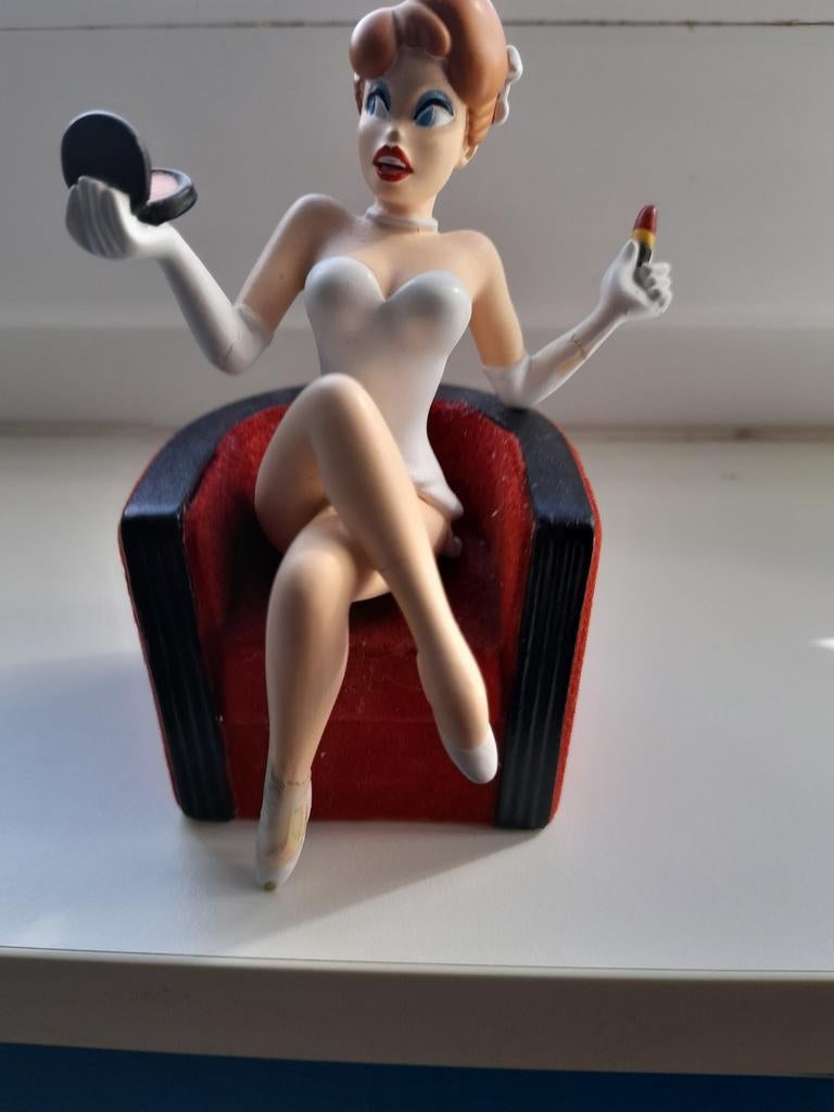 Belle statuette de tex avery"la girl dans le fauteuil", Verzamelen, Ophalen