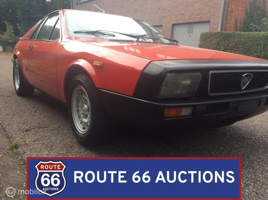 Lancia Beta Montecarlo | 1977 | Route 66 Auctions, Autos, Achat, Entreprise, Boîte manuelle, Autre carrosserie