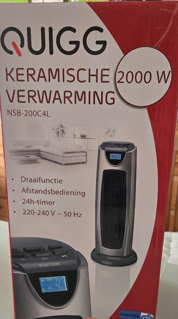 Keramische verwarming, Doe-het-zelf en Bouw, Verwarming en Radiatoren, Ophalen, Nieuw, Overige typen, 30 tot 80 cm