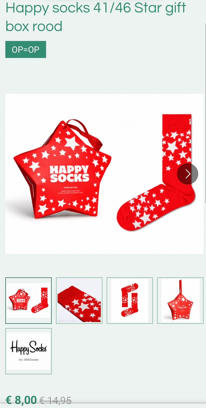 Happy socks kerst, Kleding | Heren, Ophalen, Nieuw