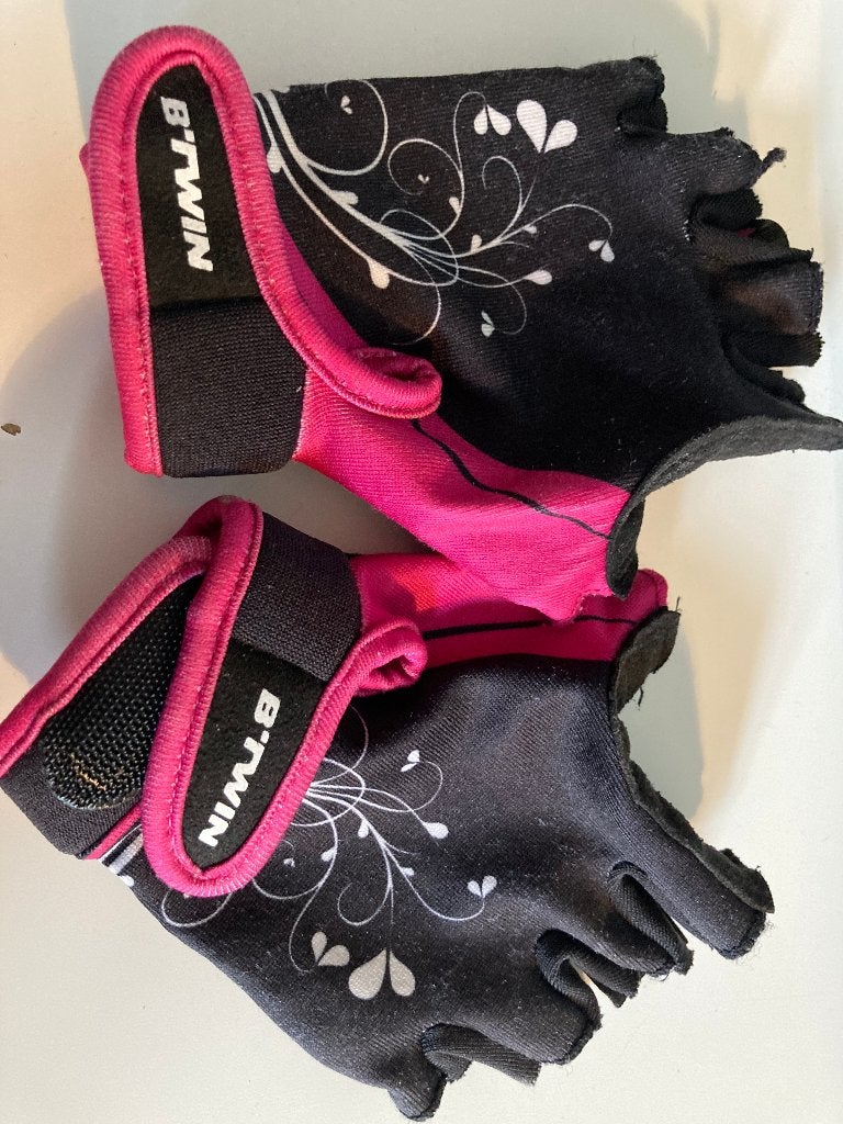 Gants mitaines vélo 6 ans, Gants, Utilisé, B'Twin, Enfants