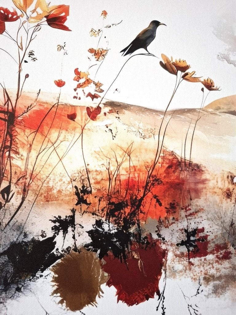 Tableau sur toile "Silent Observer" de Peter Roder, Enlèvement ou Envoi, Bois, Laqué/vernis, Paysage