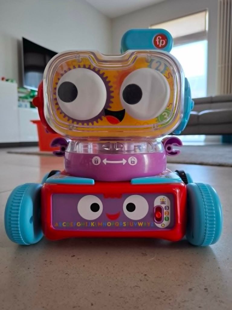 Fisher-Price Jo the Robot 4-in-1 leerspel, Kinderen en Baby's, Speelgoed | Fisher-Price, Ophalen, Zo goed als nieuw, Speelset