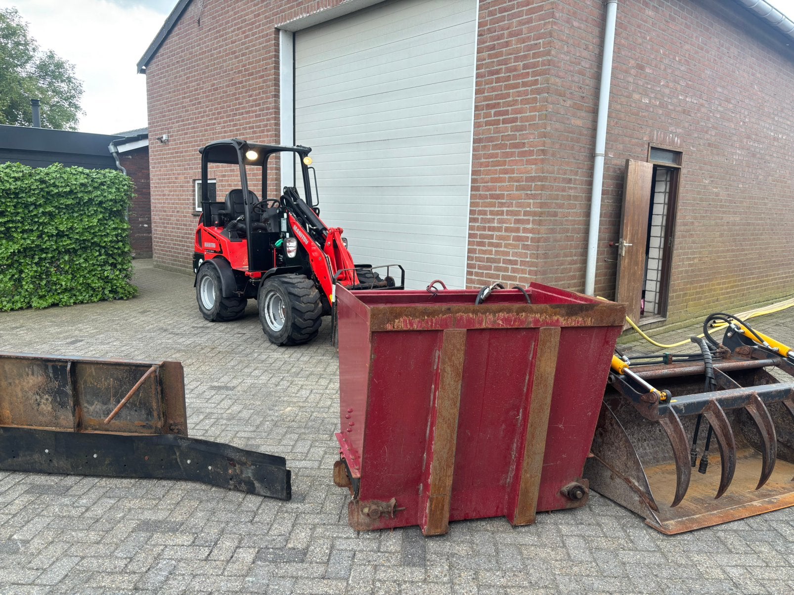 Manitou MLA3-35H kniklader shovel wiellader! Compleet!, Zakelijke goederen, Ophalen
