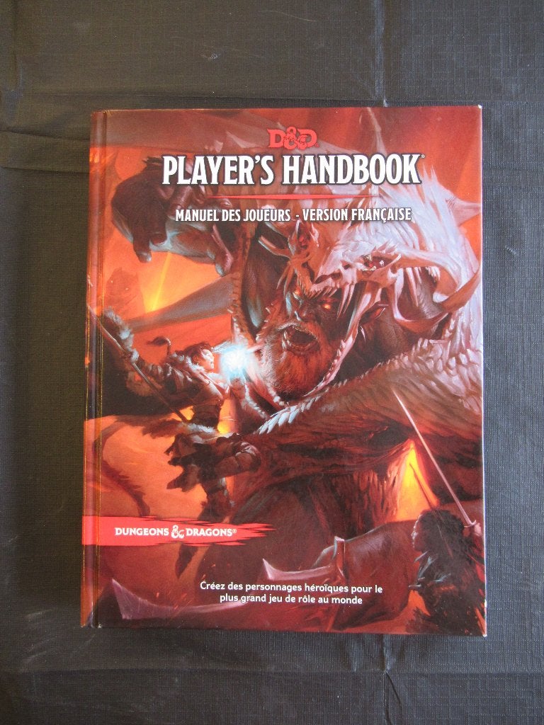 Manuel français Player's Handbook Dungeons & Dragons, Livres, Livres scolaires, Enlèvement ou Envoi, Utilisé, Français