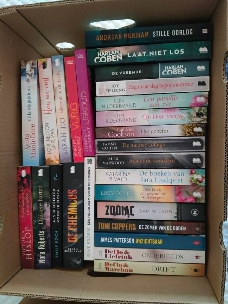 Assortiment boeken, Boeken, Romans, Gelezen, België, Ophalen