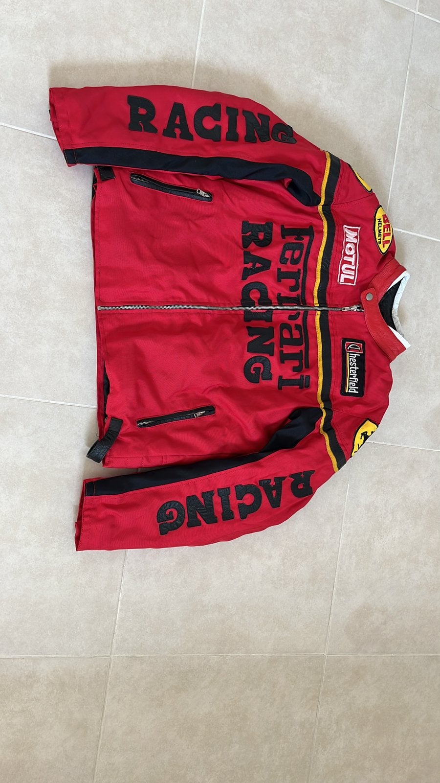 Veste moto Ferrari, Motos, Enlèvement, Seconde main, Hommes, Manteau | tissu
