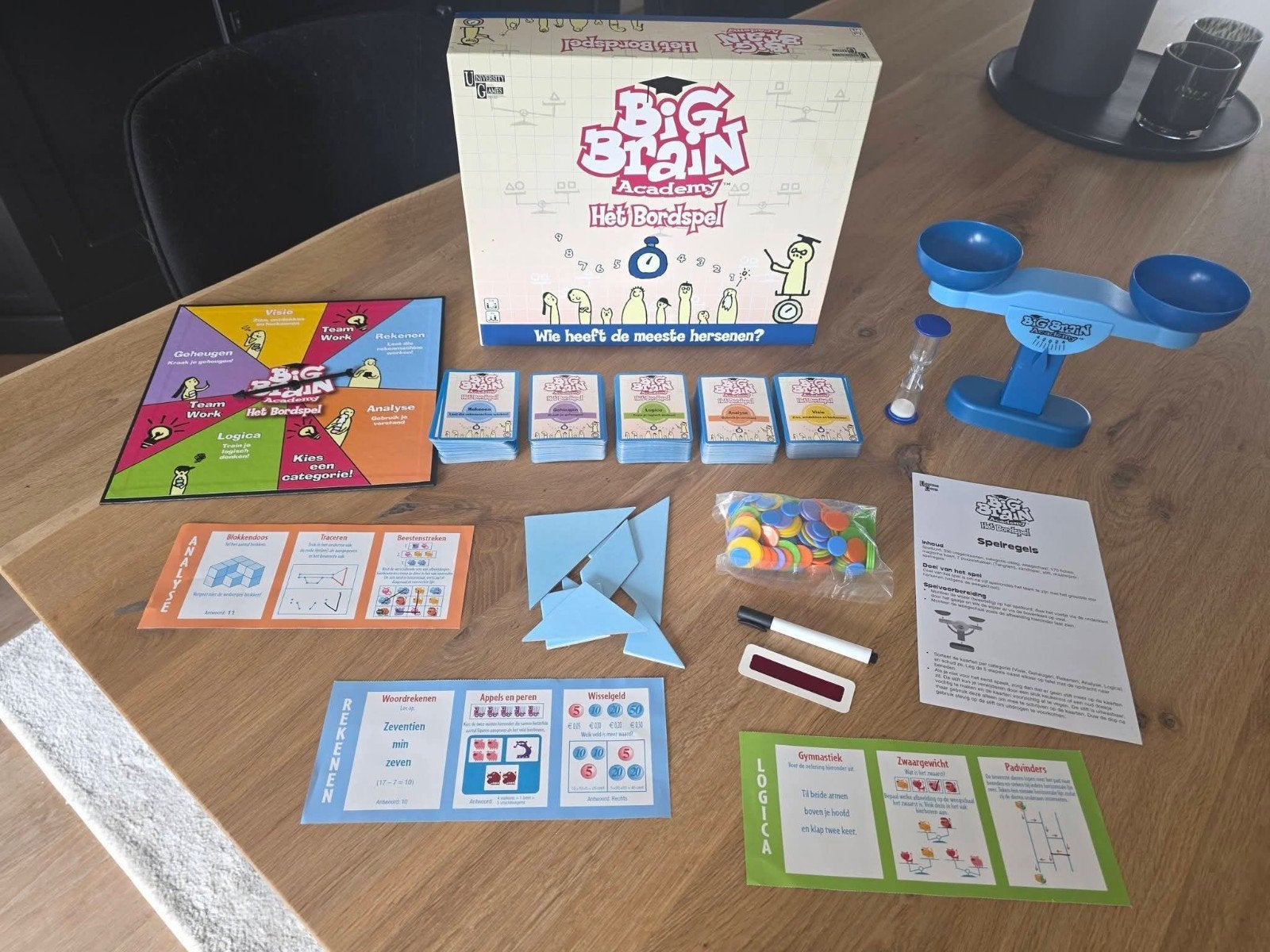 Nieuw gezelschapsspel BIG BRAIN ACADEMY bordspel, Ophalen of Verzenden