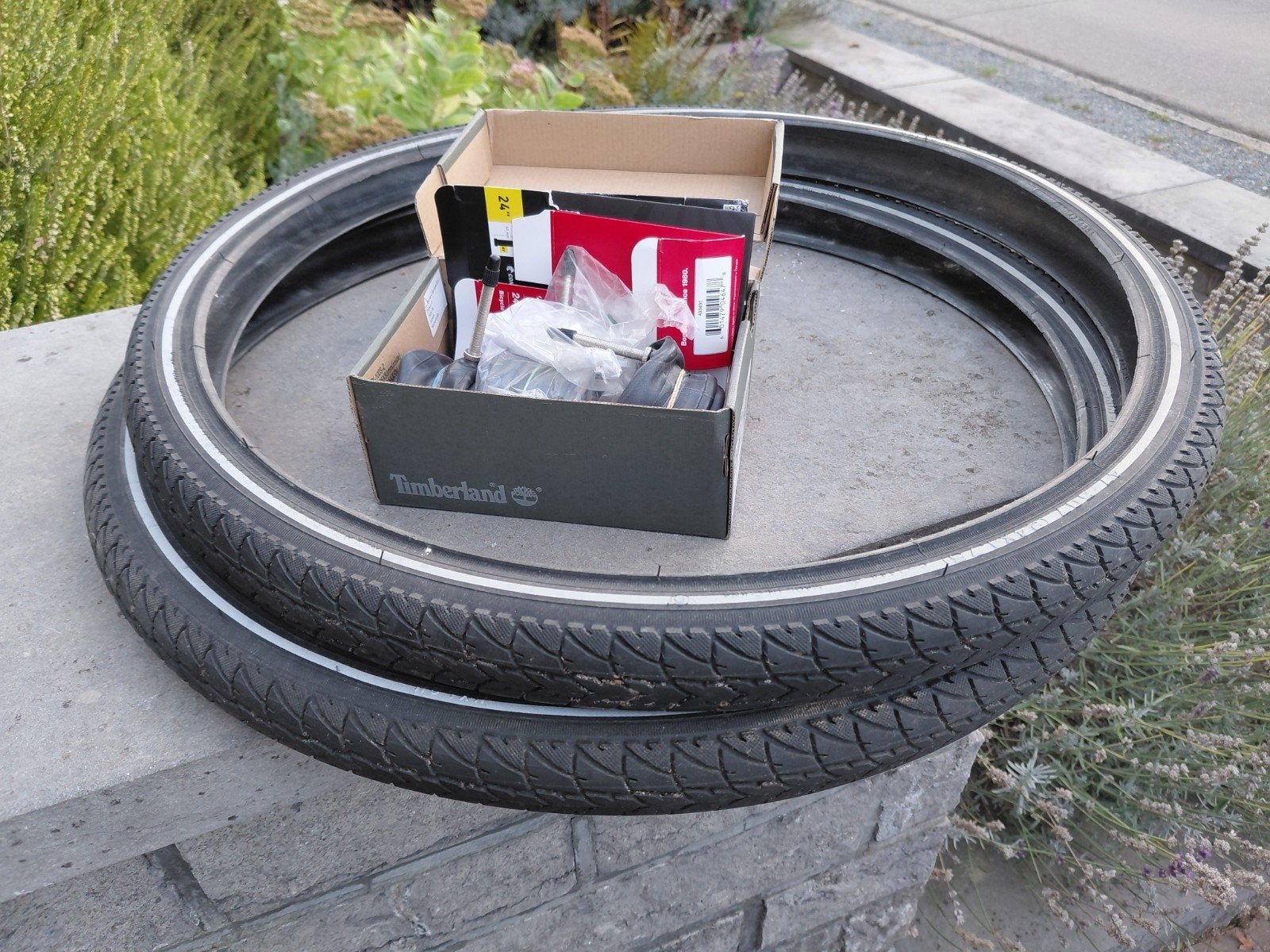 Slicks banden 24 inch, Fietsen en Brommers, Ophalen, Zo goed als nieuw, Mountainbike, Band
