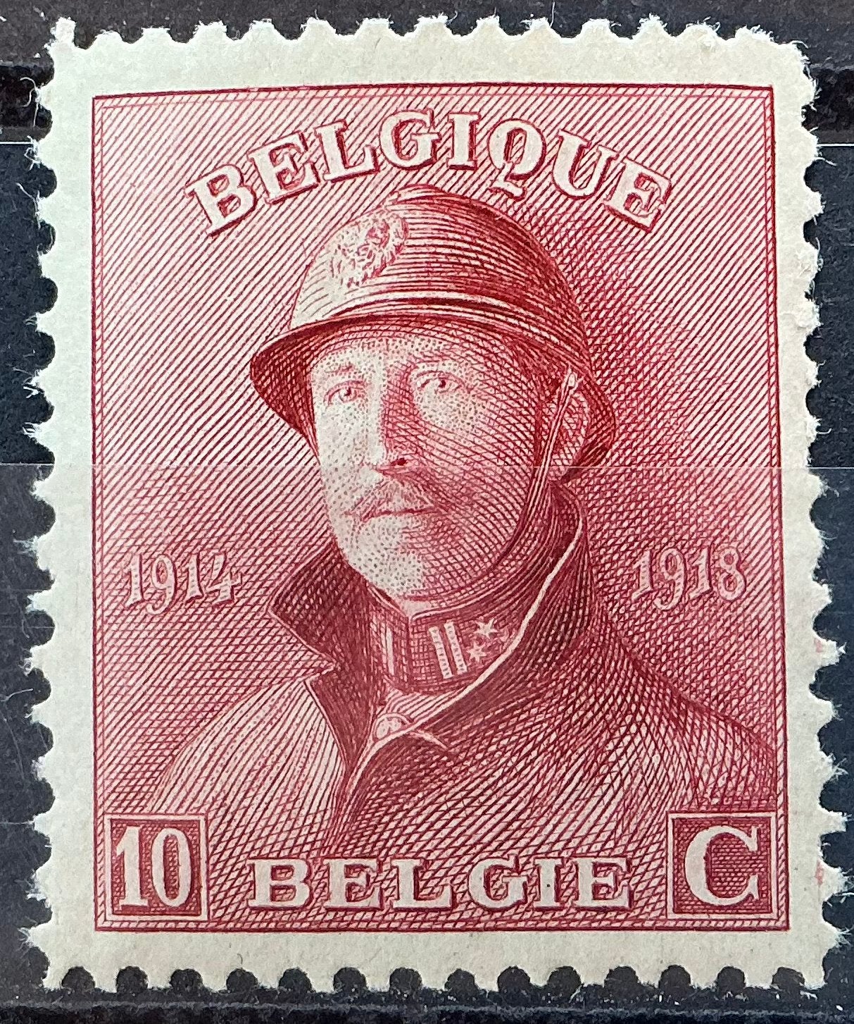 LOT 713. OBP: 168. ALBERT I. HELM. MNH., Postzegels en Munten, Koninklijk huis, Orginele gom, Ophalen of Verzenden, Postfris