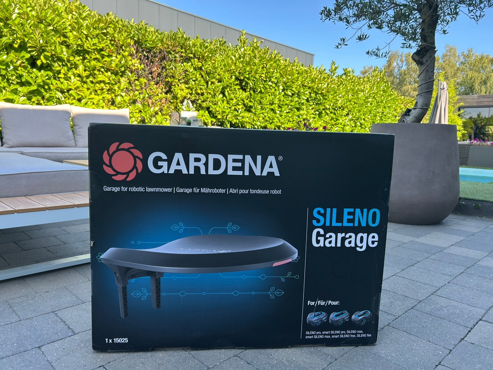 Gardena SILENO robotmaaiergarage, Jardin & Terrasse, Tondeuses robotisées, Enlèvement ou Envoi, Neuf