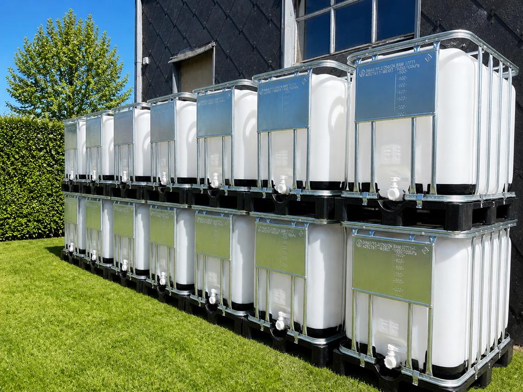 Citerne a eau 600l blanc alimentaire 79cm de large, Enlèvement, Comme neuf