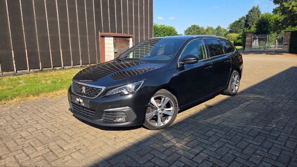 Peugeot 308 GT 1.5 HDI van 2020, Auto's, Zwart, Bedrijf, 5 deurs, Parkeercamera