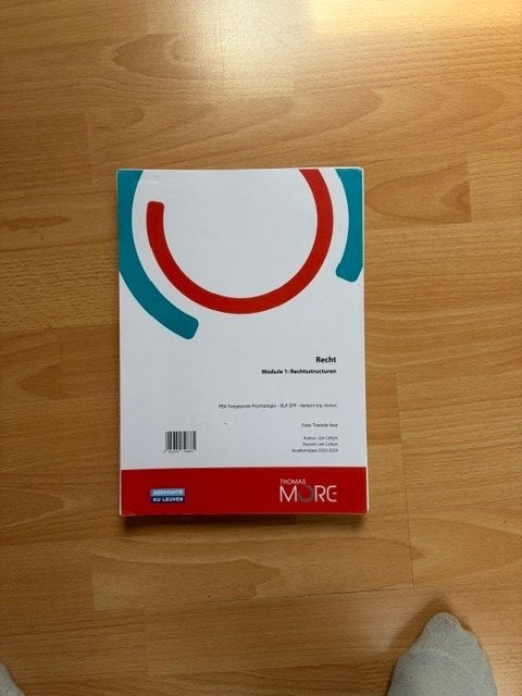 Boek Recht, Boeken, Studieboeken en Cursussen, Ophalen of Verzenden, Gelezen, Hogeschool, Jan Cottyn