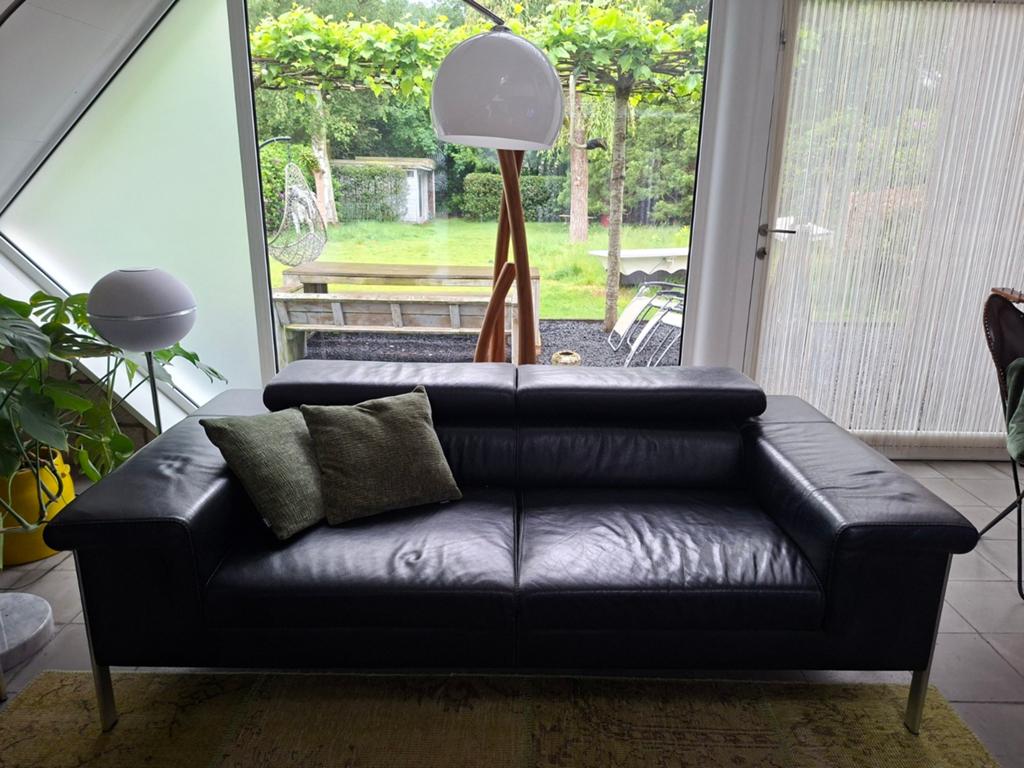 Design Lederen zetel te koop, Ophalen